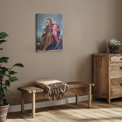 Obraz na płótnie Józef i Jezus