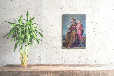 Obraz na płótnie Józef i Jezus