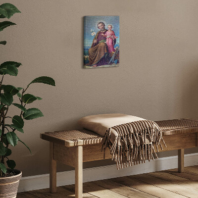 Obraz na płótnie Józef i Jezus