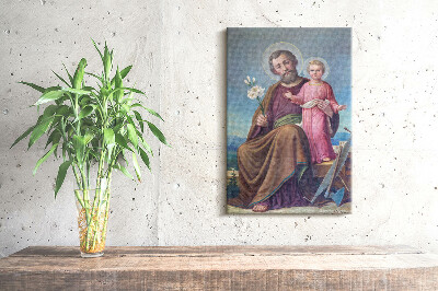 Obraz na płótnie Józef i Jezus