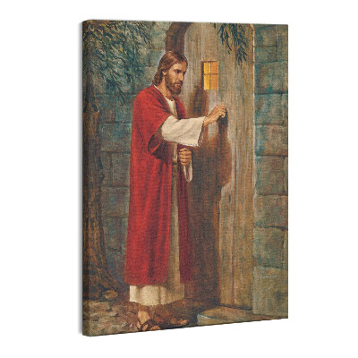 Obraz canvas Jezus Pukający do Drzwi