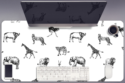 Podkładka na biurko dla dzieci Afrykańskie zwierzęta