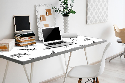 Podkładka na biurko dla dzieci Afrykańskie zwierzęta