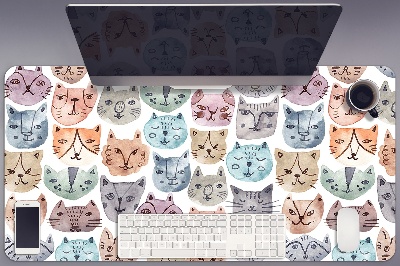 Podkładka na biurko dla dzieci Koty malowane