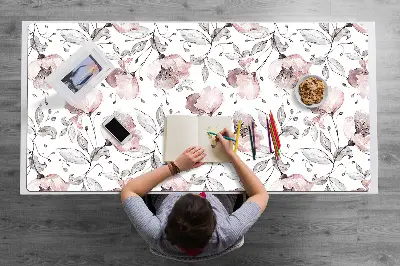 Podkładka na całe biurko Malowane maki