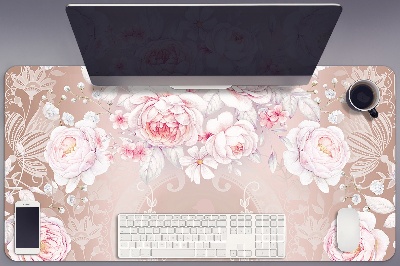Podkład na biurko Białe róże