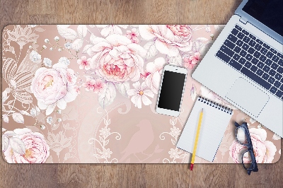 Podkład na biurko Białe róże