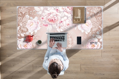 Podkład na biurko Białe róże