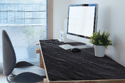 Podkładka na biurko Tekstura czarnego marmuru