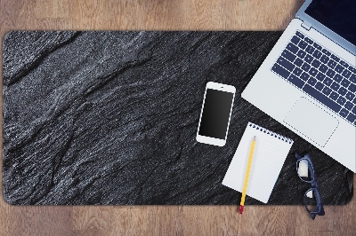 Podkładka na biurko Tekstura czarnego marmuru