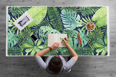 Podkładka na biurko Tropikalne egzotyczne liście