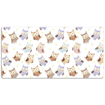 Mata na biurko dla dzieci Sowy z bajki