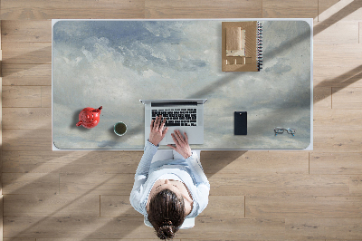 Mata ochronna na biurko Niebieskie chmury