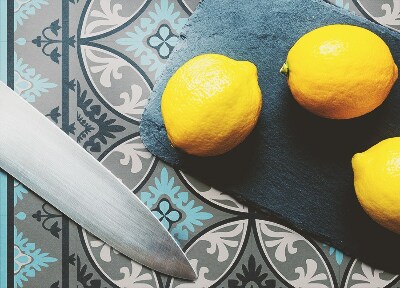 Dywan winylowy do domu Geometryczne koła