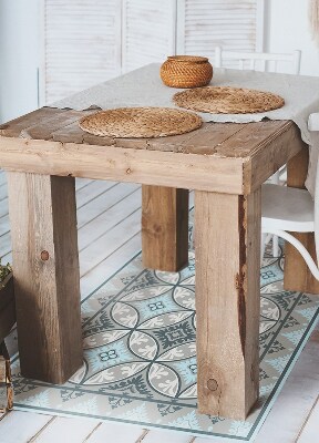 Dywan winylowy do domu Geometryczne koła