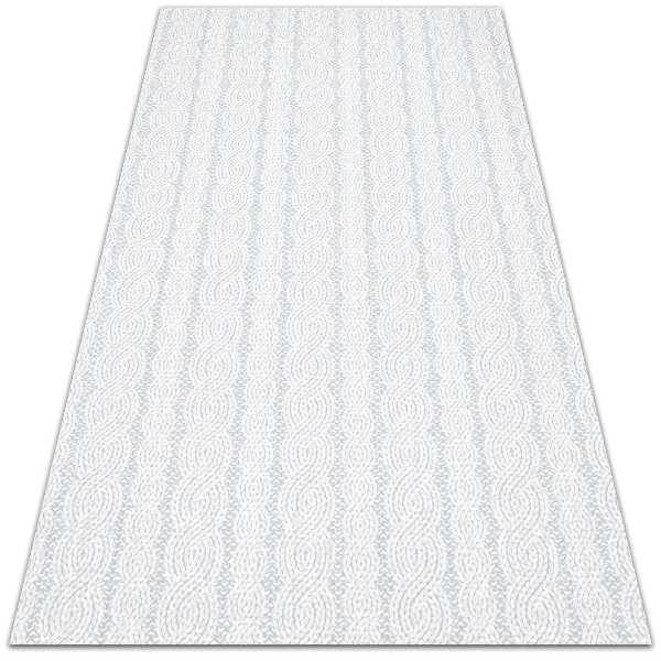 Modny winylowy dywan Geometryczny splot