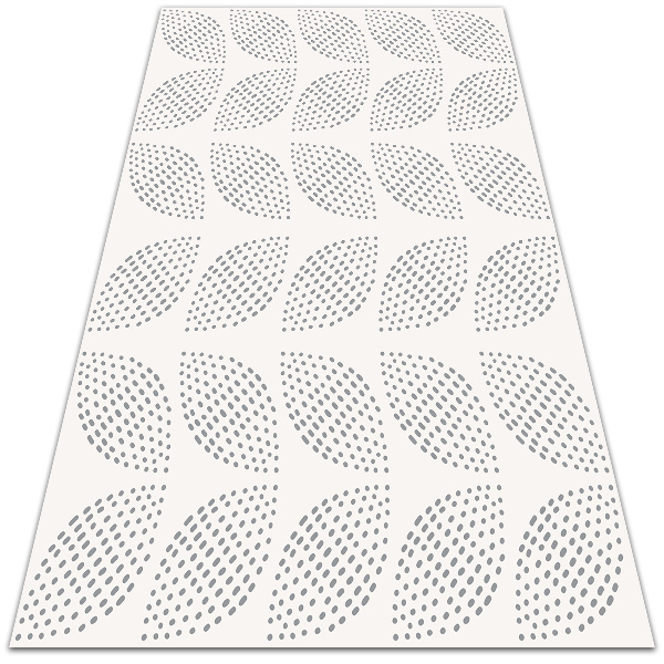 Dywan winylowy do domu Kropkowe kwiaty