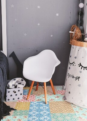 Modny dywan winylowy Patchwork różne kawałki
