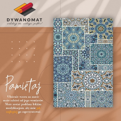 Dywan winylowy do domu Mandala patchwork