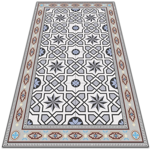 Dywan balkonowy wzór Geometryczne gwiazdy