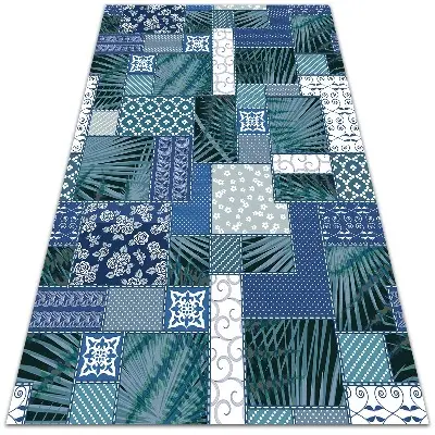Dywan balkonowy wzór Tropikalny patchwork