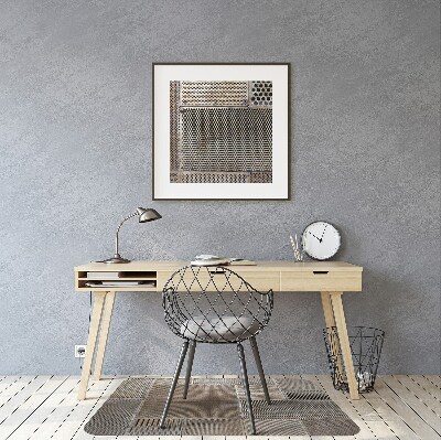 Mata pod fotel ochrona paneli Metalowa podłoga