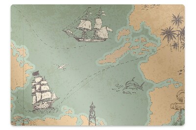 Podkładka pod krzesło Mapa skarbów