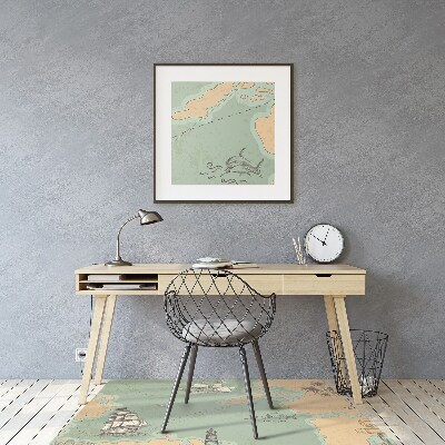 Podkładka pod krzesło Mapa skarbów