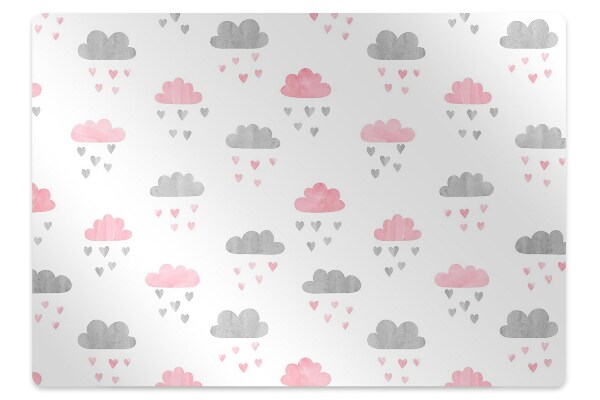 Mata ochronna pod fotel Minimalistyczne chmury