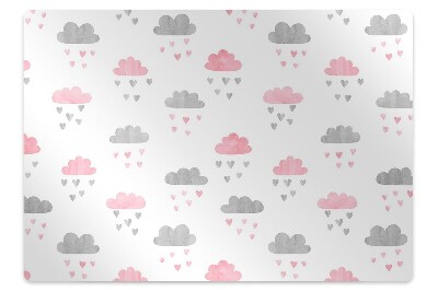 Mata ochronna pod fotel Minimalistyczne chmury