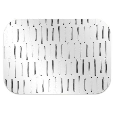 Podkładka pod krzesło obrotowe Rysowane kreski