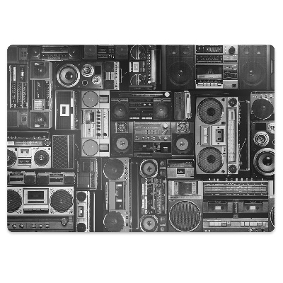 Mata na podłogę pod krzesło Old school boombox