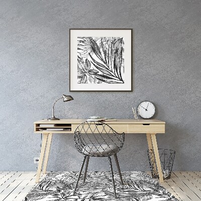 Mata na podłogę pod krzesło Szkic monstera