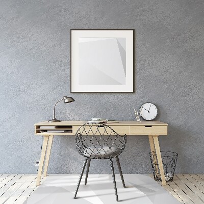 Mata pod fotel ochrona paneli Abstrakcja biała