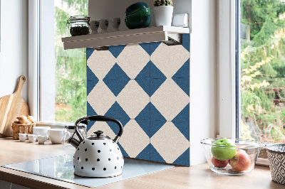 Samoprzylepne płytki PCV Niebieski romb