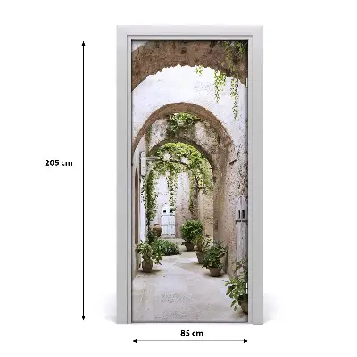 Fototapeta samoprzylepna na drzwi Arkada na zamku