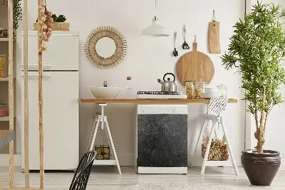 Ozdobny magnes na zmywarkę Czarny beton