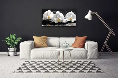 Obraz Canvas Kwiat Biała Orchidea