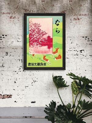 Plakat vintage Nara Japanese's Japan