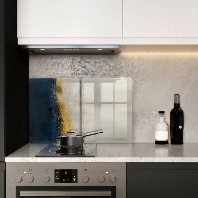 Szklana deska do krojenia Abstrakcja złoto