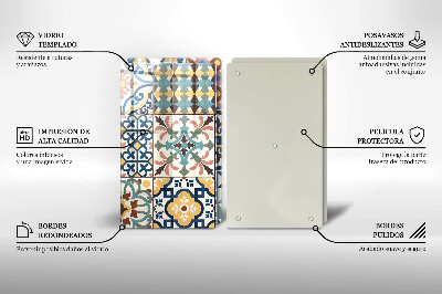 Szklana deska do krojenia Ozdobne płytki kafelki