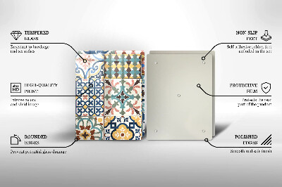 Szklana deska do krojenia Ozdobne płytki kafelki