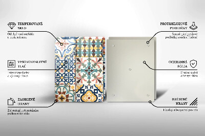 Szklana deska do krojenia Ozdobne płytki kafelki