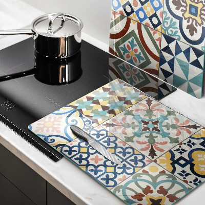 Szklana deska do krojenia Ozdobne płytki kafelki