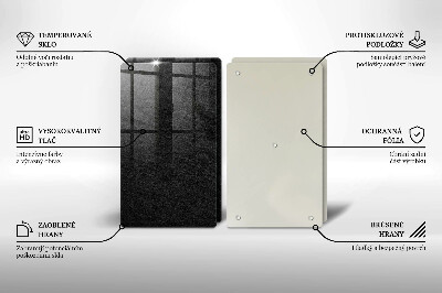 Szklana deska do krojenia skała tekstura