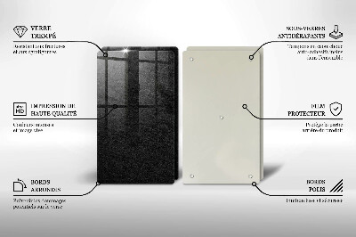 Szklana deska do krojenia skała tekstura