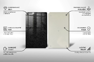 Szklana deska do krojenia skała tekstura