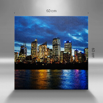 Obraz canvas 60x60 Wieczorny spacer po Sydney