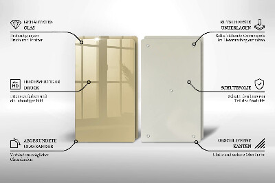 Osłona płyty indukcyjnej Kolor beżowy