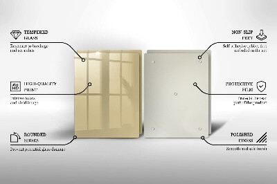 Osłona płyty indukcyjnej Kolor beżowy